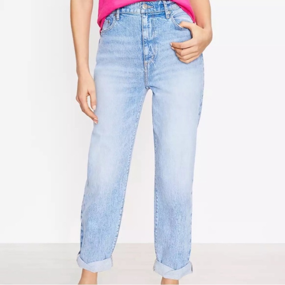 Loft The High Waist Boyfriend Jean NWT